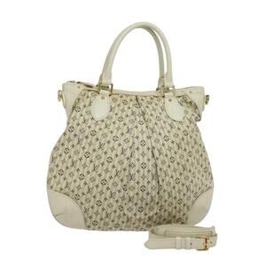 LOUIS VUITTON Monogram Mini Lin Croisette Marina PM Bag Beige M95494